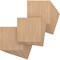 Ekena Millwork 15 3/4W x 15 3/4H x 1/4T Wood Hobby Boards, Hickory, 25PK HBW16X16X250DHI - alternate 1